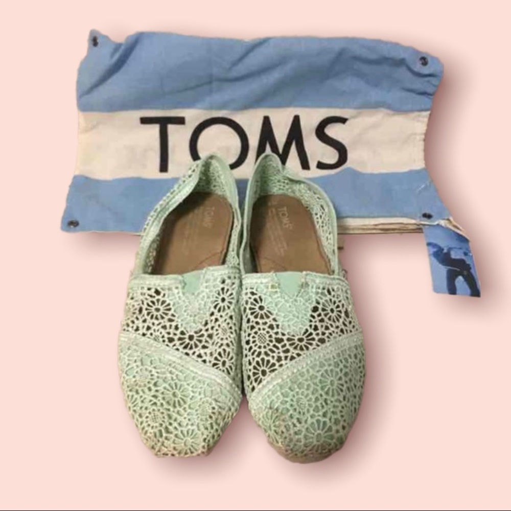 TOMS Mint Shoes